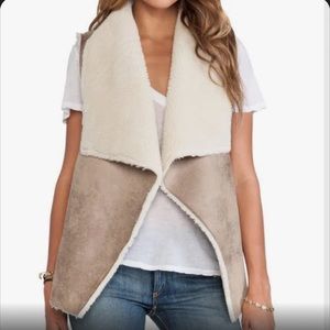 Velvet by Spencer & Graham faux Shearling Vest